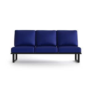 Niebieska 3-osobowa sofa ogrodowa Marie Claire Home Angie