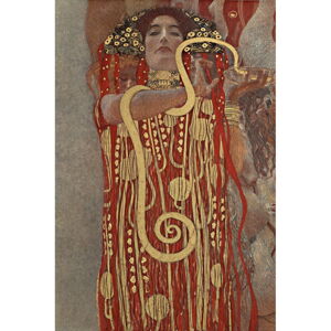 Obraz - reprodukcje 60x90 cm Hygieia, Gustav Klimt – Fedkolor