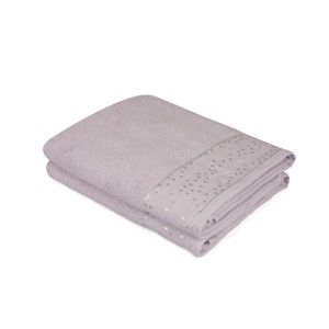 Zestaw 2 ręczników z czystej bawełny Tomurk, 90x150 cm