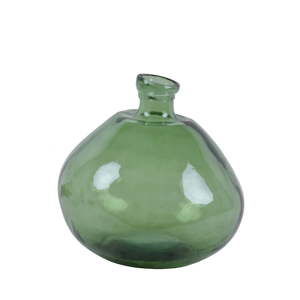 Zielony wazon ze szkła z recyklingu Ego Dekor Simplicity, wys. 33 cm