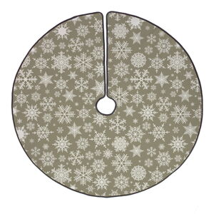 Beżowy okrągły dywan ze świątecznym motywem odpowiedni do prania ø 130 cm – Butter Kings