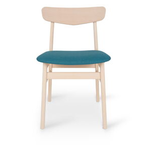 Turkusowo-naturalne krzesło z drewna bukowego Mosbol – Hammel Furniture