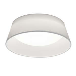 Biała lampa sufitowa LED Trio Ponts, średnica 34 cm