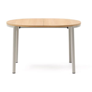 Naturalny rozkładany stół z blatem w dekorze dębu 90x120 cm Montuiri – Kave Home