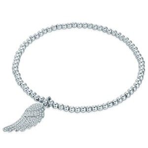 Damska bransoletka w kolorze srebra Tassioni Wings
