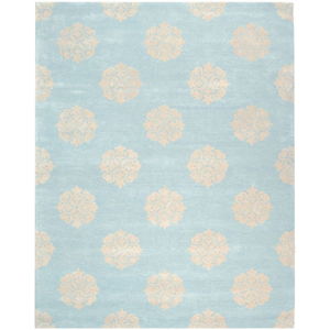 Niebieski dywan wełniany Safavieh Caroline, 289x228 cm