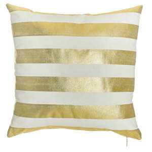 Poszewka na poduszkę Apolena Golden Stripes, 45x45 cm