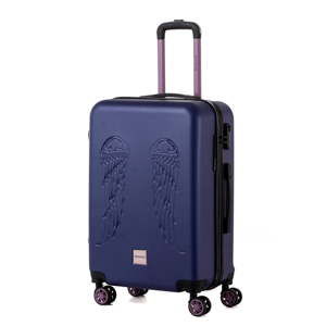 Niebieska walizka Berenice Wingy, 71 l
