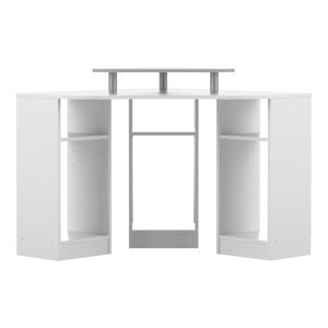 Białe biurko 94x94 cm – TemaHome