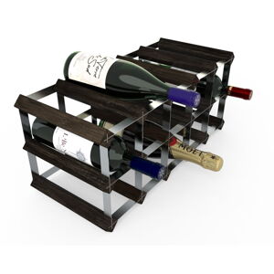 Drewniany stojak na wino na 15 butelek – RTA