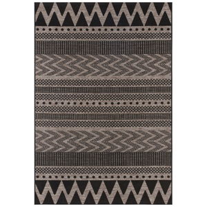 Czarno-beżowy dywan odpowiedni na zewnątrz NORTHRUGS Sidon, 160x230 cm