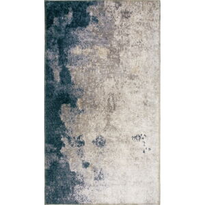 Niebieski/kremowy dywan odpowiedni do prania 80x50 cm - Vitaus