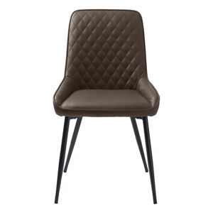Ciemnobrązowe krzesło Milton – Unique Furniture