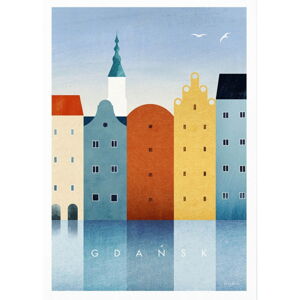 Plakat 50x70 cm Gdansk – Travelposter