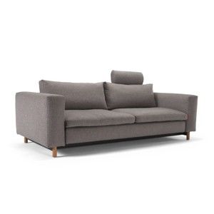 Szarobrązowa rozkładana sofa Innovation Masica Mixed Dance Grey