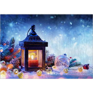 Dywan Vitaus Christmas Period Lantern, 50x80 cm