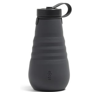 Czarna składana butelka Stojo Bottle Carbon, 590 ml