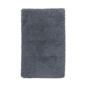 Ciemnoszary dywanik łazienkowy z bawełny organicznej Aquanova Mezzo, 60x100 cm