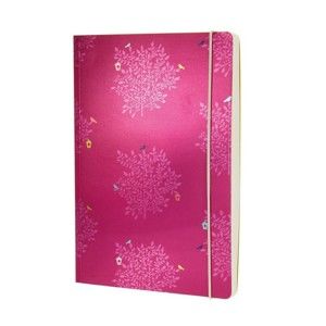 Notes A5 Go Stationery Cerise Trees