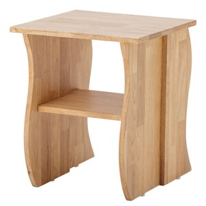 Naturalny stołek z litego drewna kauczukowego Bark – Bloomingville