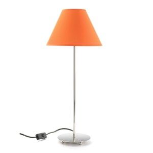 Pomarańczowa lampa stołowa Versa Metalina, ø 25 cm
