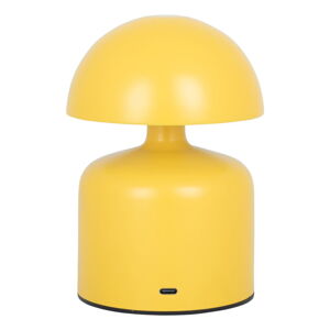 Żółta lampa stołowa z metalowym kloszem (wysokość 15 cm) Impetu – Leitmotiv