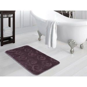 Ciemnobrązowy dywanik łazienkowy Madame Coco Nala, 70x110 cm