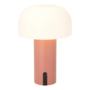 Biała/różowa lampa stołowa LED (wysokość 22,5 cm) Styles – Villa Collection