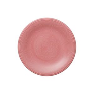 Różowy porcelanowy talerz na sałatkę Like by Villeroy & Boch Group, 21,5 cm