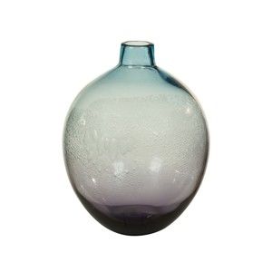 Niebieski wazon kryształowy Santiago Pons Ryde, Ø 22 cm