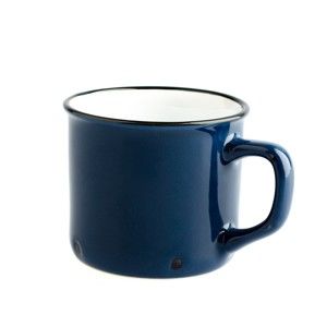 Ciemnoniebieski ceramiczny kubek Dakls Story Time Over Tea, 230 ml