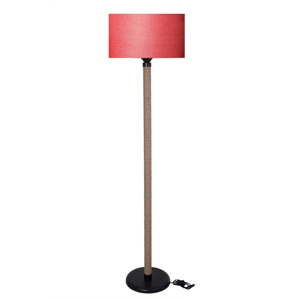 Lampa wolnostojąca z czerwonym kloszem lampa Kate Louise Rope