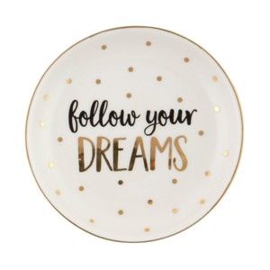 Talerz z ceramiki Sass & Belle Follow Your Dreams