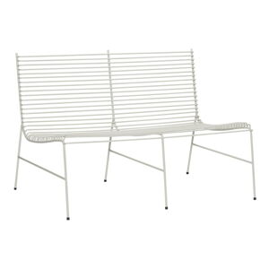 Biała metalowa ławka ogrodowa String – Hübsch