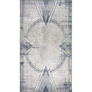 Jasnoszary dywan odpowiedni do prania 80x50 cm - Vitaus