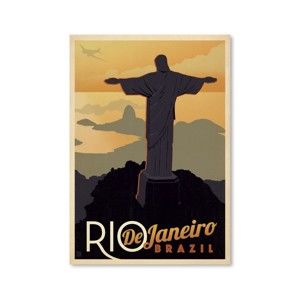 Plakat Americanflat Rio, 42x30 cm