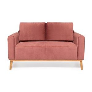 Jasnoróżowa sofa 2-osobowa Vivonita Milton Trend