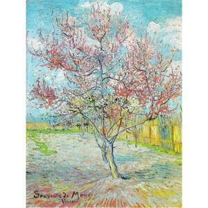 Obraz - reprodukcje 30x40 cm Pink Peach Trees, Vincent van Gogh – Fedkolor