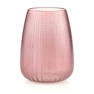 Jasnoróżowy szklany wazon (wysokość 24 cm) Sevilla – AmeliaHome