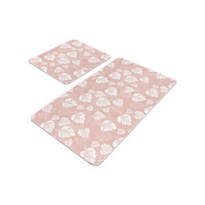 Różowe dywaniki łazienkowe zestaw 2 szt. 60x100 cm – Mila Home