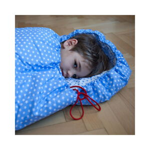 Niebieski śpiwór dla dzieci Bartex Design, 70x180 cm