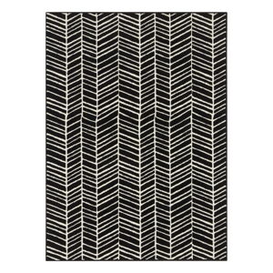 Czarny dywan Ragami Velvet, 80x150 cm