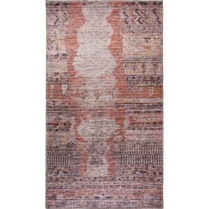 Jasnoczerwony dywan odpowiedni do prania 230x160 cm - Vitaus