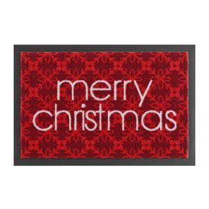 Czerwona wycieraczka Hanse Home Merry Christmas, 40x60 cm