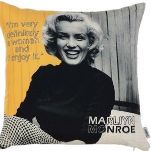 Poszewka na poduszkę Apolena Marilyn Quote, 43x43 cm