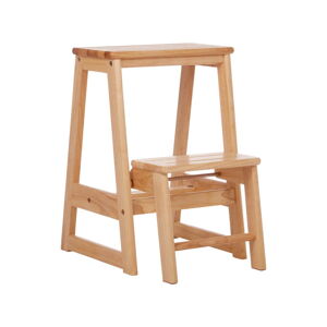 Naturalny stołek z litego drewna kauczukowego Tropical Hevea – Premier Housewares