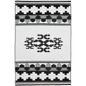 Czarno-biały dwustronny dywan odpowiedni na zewnątrz Green Decore Prime, 150x90 cm