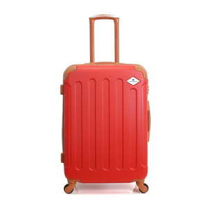 Czerwona walizka na kółkach GERARD PASQUIER Muno Valise Weekend, 64 l