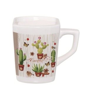 Kubek ceramiczny Kasanova Cactus, 360 ml
