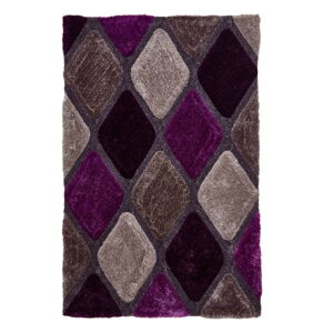 Ciemnofioletowy dywan tkany ręcznie 150x230 cm Noble House – Think Rugs